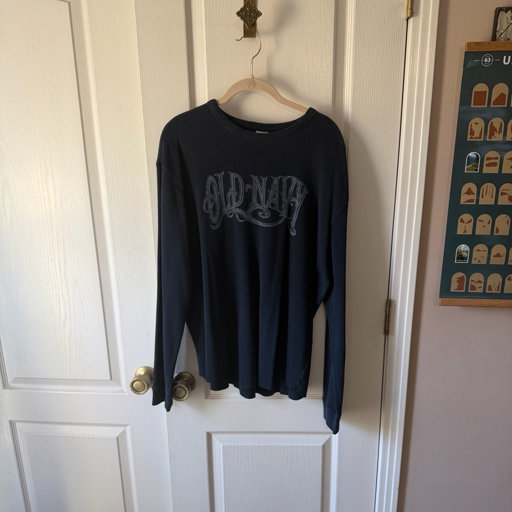 Old Navy Navy Blue Long Sleeve Shirt